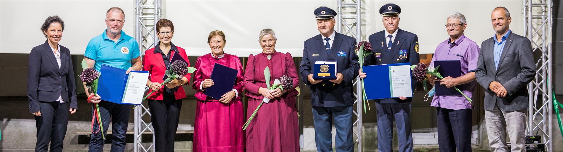 Prejemniki nagrad Občine Tolmin za leto 2021