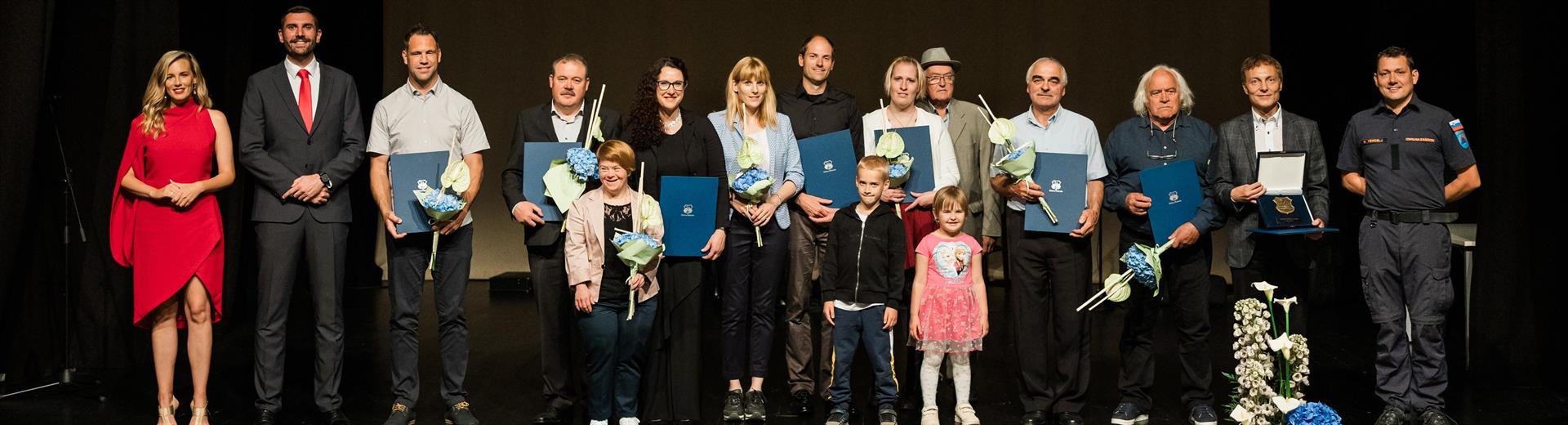 Prejemniki nagrad Občine Tolmin in častnih zahval župana 2024